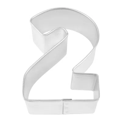 R & M International Number 2 Cookie Cutter In Silver