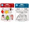 R & M International Snowfall/christmas Mini Cookie Cutters, Set Of 11 In Multi