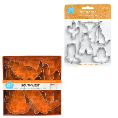 R & M International Southwest 11 Piece Cookie Cutter Set In Silver