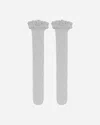 R & M Leathers Women S Web Stay Ups Socks In White