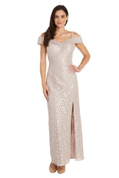 R & M Richards 2886 Long Mother Of The Bride Formal Evening Dress In White