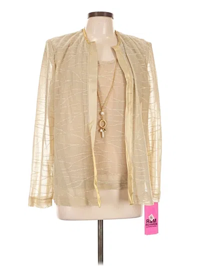 R & M Richards 3/4 Sleeve Blouse In Gold