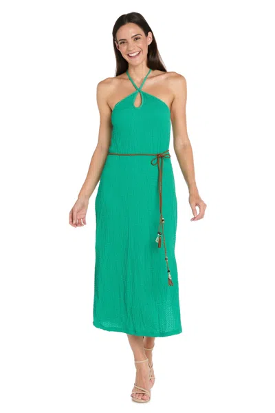 R & M Richards 3519 Short Homecoming Midi Length Cocktail Dress In Green
