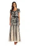 R & M Richards 7385 Long Mother Of The Bride Dress | The Dress Outlet