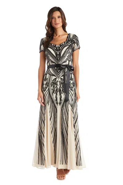 R & M Richards 7385 Long Mother Of The Bride Dress | The Dress Outlet