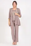 R & M Richards 7772 Mother Of The Bride Formal Pant Suit In Pink