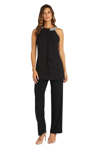 R & M Richards 9279 Formal Evening Top In Black