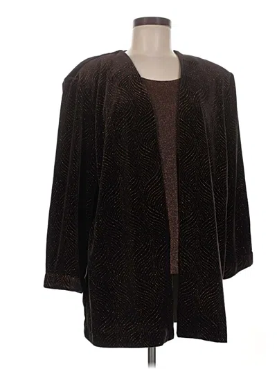 Pre-owned R & M Richards Blazer Jacket In Brown