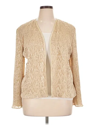 Pre-owned R & M Richards Blazer Jacket In Gold