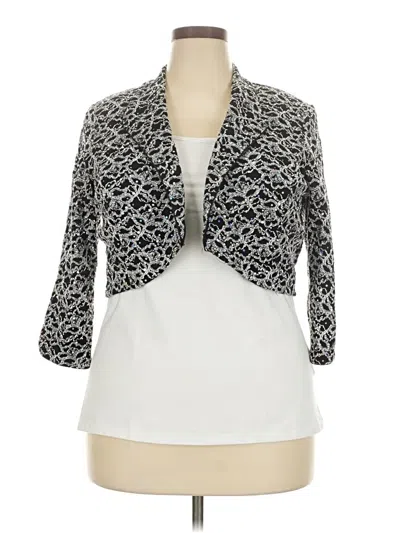 Pre-owned R & M Richards Blazer Jacket In Gray