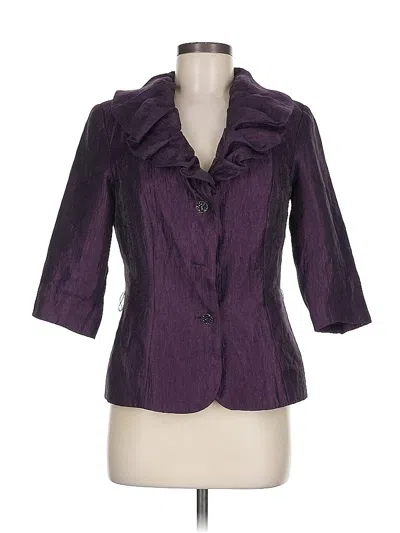Pre-owned R & M Richards Blazer Jacket In Purple