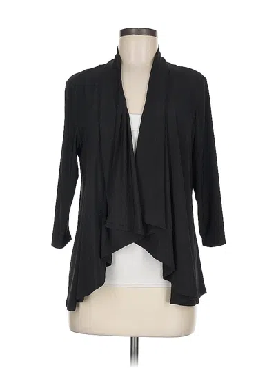 Pre-owned R & M Richards Cardigan Sweater In Black