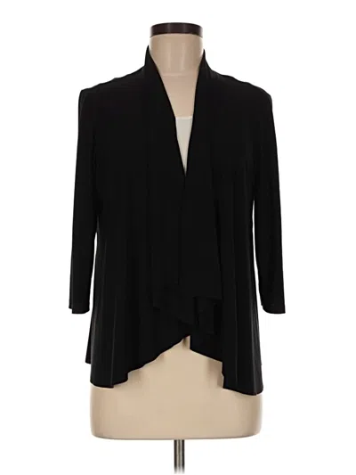Pre-owned R & M Richards Cardigan Sweater In Black
