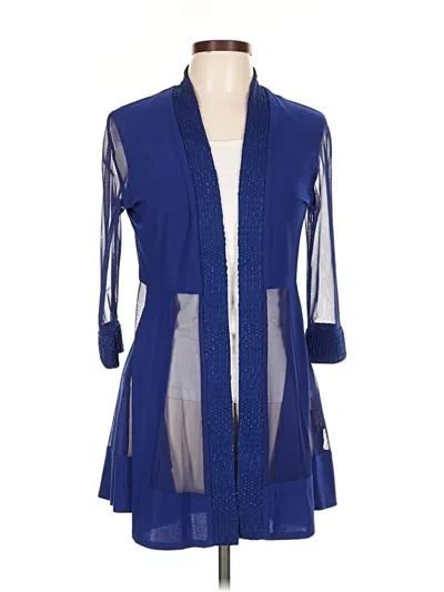 Pre-owned R & M Richards Cardigan Sweater In Blue