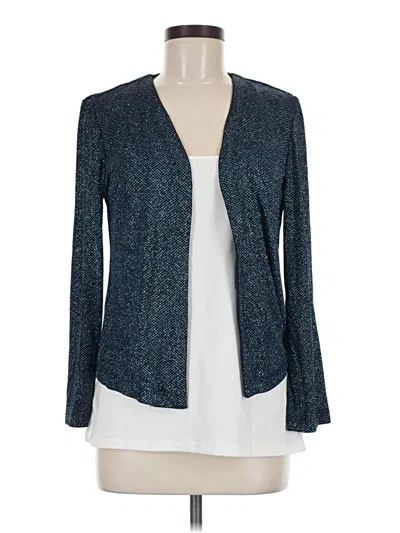 Pre-owned R & M Richards Cardigan Sweater In Blue