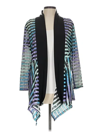 Pre-owned R & M Richards Cardigan Sweater In Blue