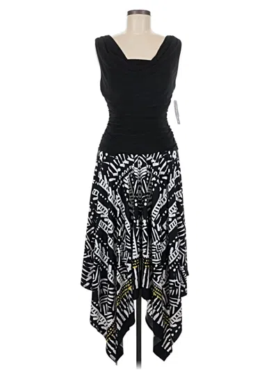 R & M Richards Casual Dress In Black