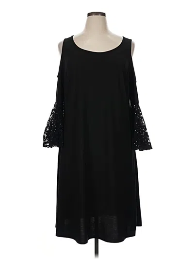 Pre-owned R & M Richards Casual Dress In Black