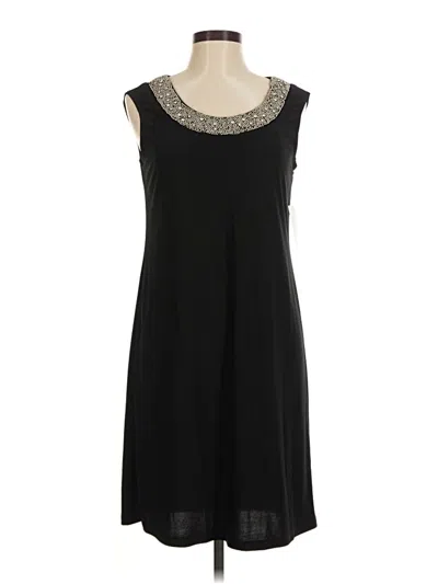 R & M Richards Casual Dress In Black