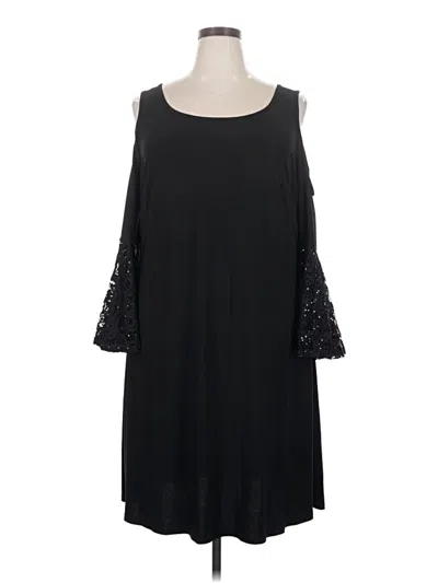 Pre-owned R & M Richards Casual Dress In Black