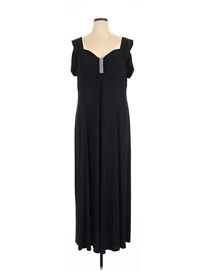Pre-owned R & M Richards Casual Dress In Black