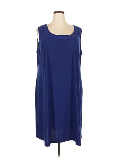 Pre-owned R & M Richards Casual Dress In Blue