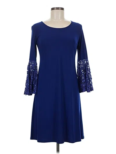 Pre-owned R & M Richards Casual Dress In Blue