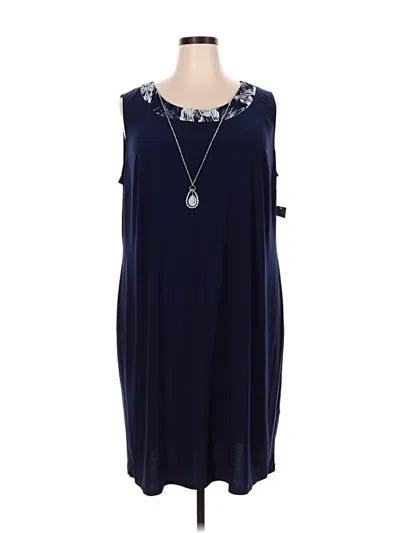 Pre-owned R & M Richards Casual Dress In Blue