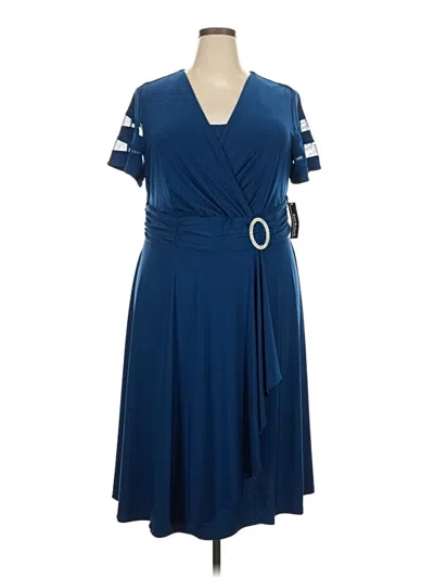 Pre-owned R & M Richards Casual Dress In Blue