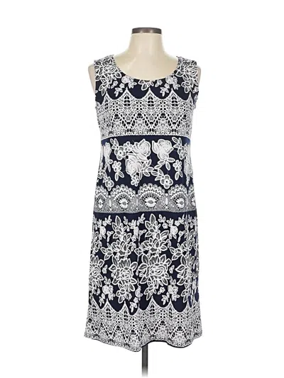 Pre-owned R & M Richards Casual Dress In Blue