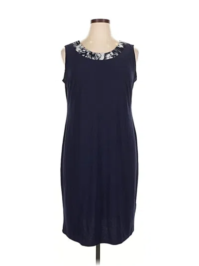 Pre-owned R & M Richards Casual Dress In Blue