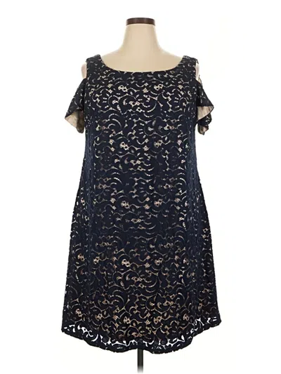 Pre-owned R & M Richards Casual Dress In Blue