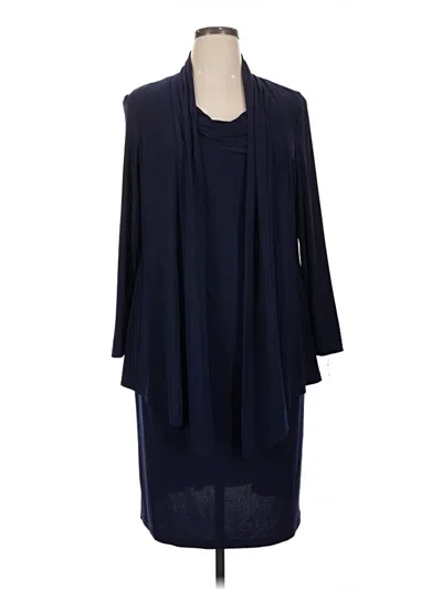 Pre-owned R & M Richards Casual Dress In Blue