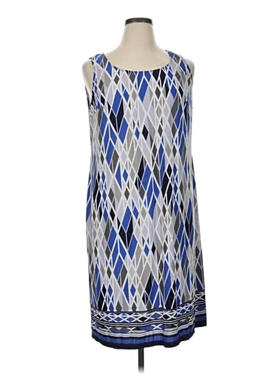 Pre-owned R & M Richards Casual Dress In Blue