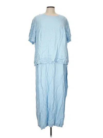 Pre-owned R & M Richards Casual Dress In Blue