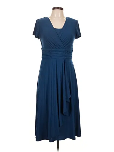 Pre-owned R & M Richards Casual Dress In Blue