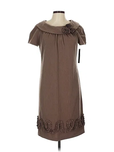 Pre-owned R & M Richards Casual Dress In Brown