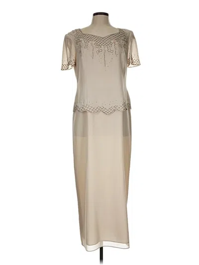 Pre-owned R & M Richards Casual Dress In Brown