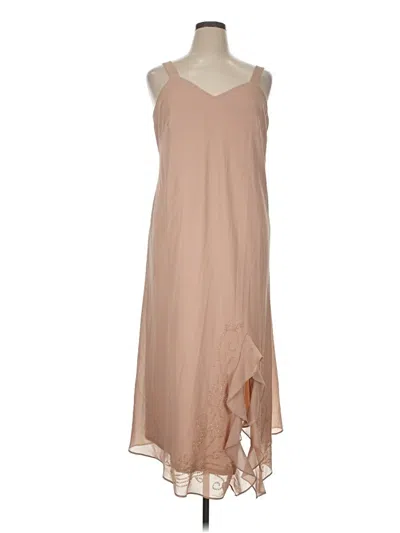 Pre-owned R & M Richards Casual Dress In Brown
