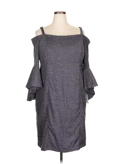 Pre-owned R & M Richards Casual Dress In Gray