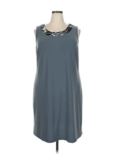 Pre-owned R & M Richards Casual Dress In Gray