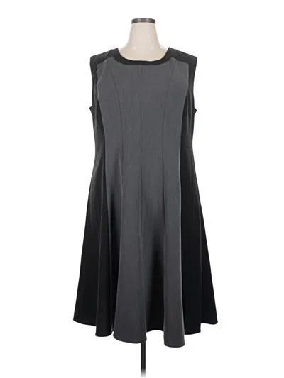 Pre-owned R & M Richards Casual Dress In Gray