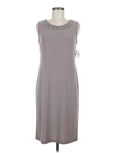Pre-owned R & M Richards Casual Dress In Gray