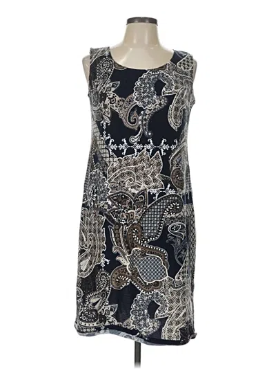 Pre-owned R & M Richards Casual Dress In Gray