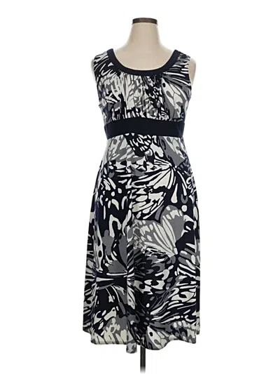 Pre-owned R & M Richards Casual Dress In Gray