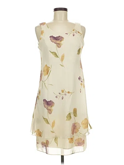 Pre-owned R & M Richards Casual Dress In Ivory