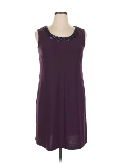 Pre-owned R & M Richards Casual Dress In Purple