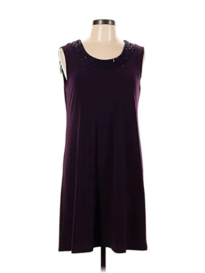 Pre-owned R & M Richards Casual Dress In Purple
