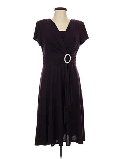 Pre-owned R & M Richards Casual Dress In Purple