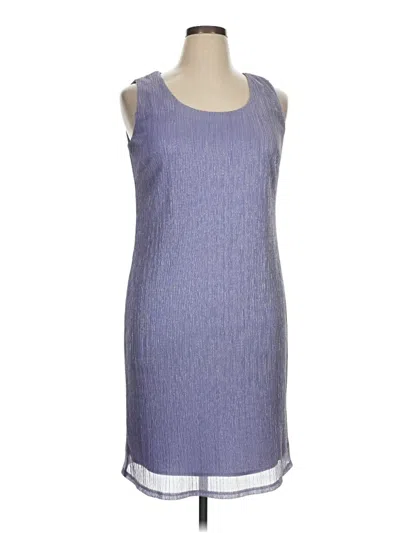 Pre-owned R & M Richards Casual Dress In Purple